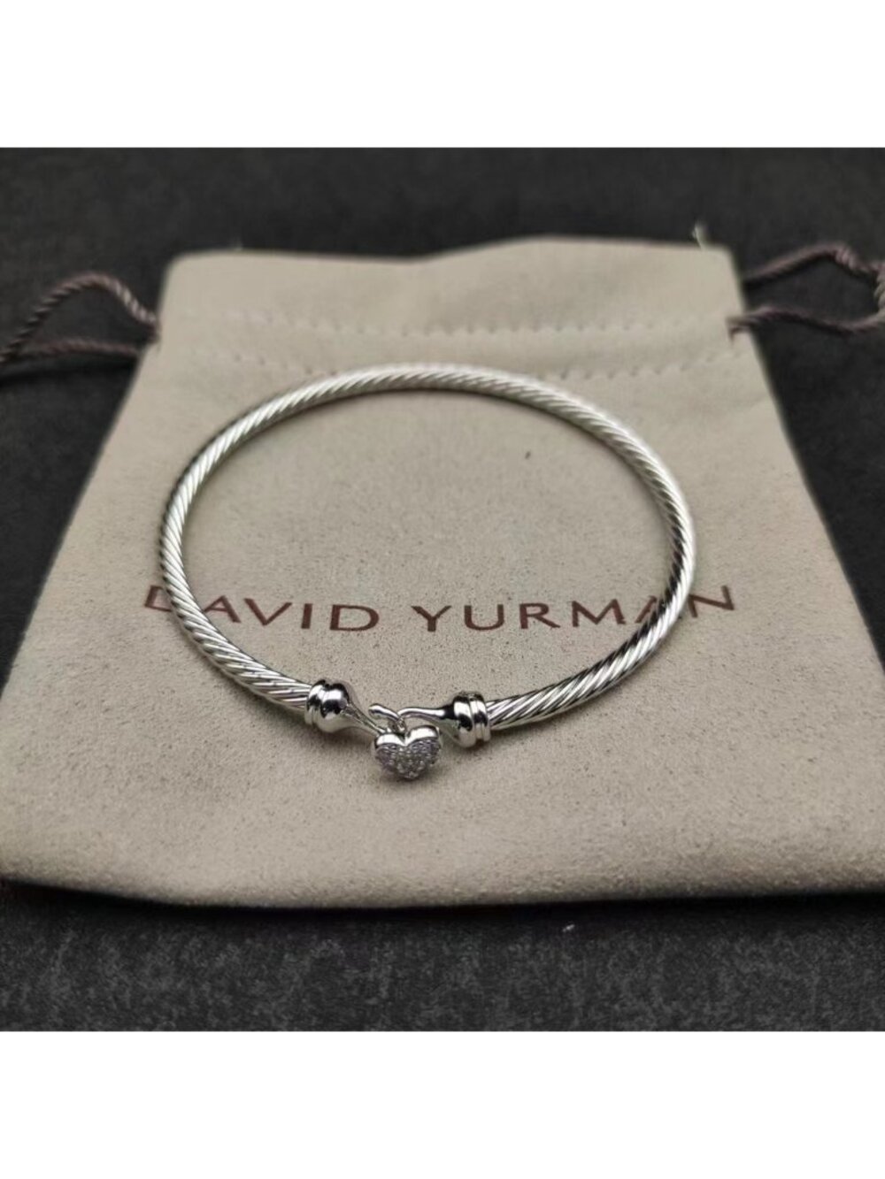 David Yurman Heart-Shaped Bracelet